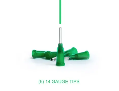 Xiem Applicator Tips 14-Gauge Pack of 5