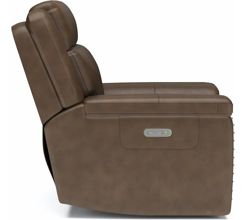 Yuma Power Recliner In Caramel