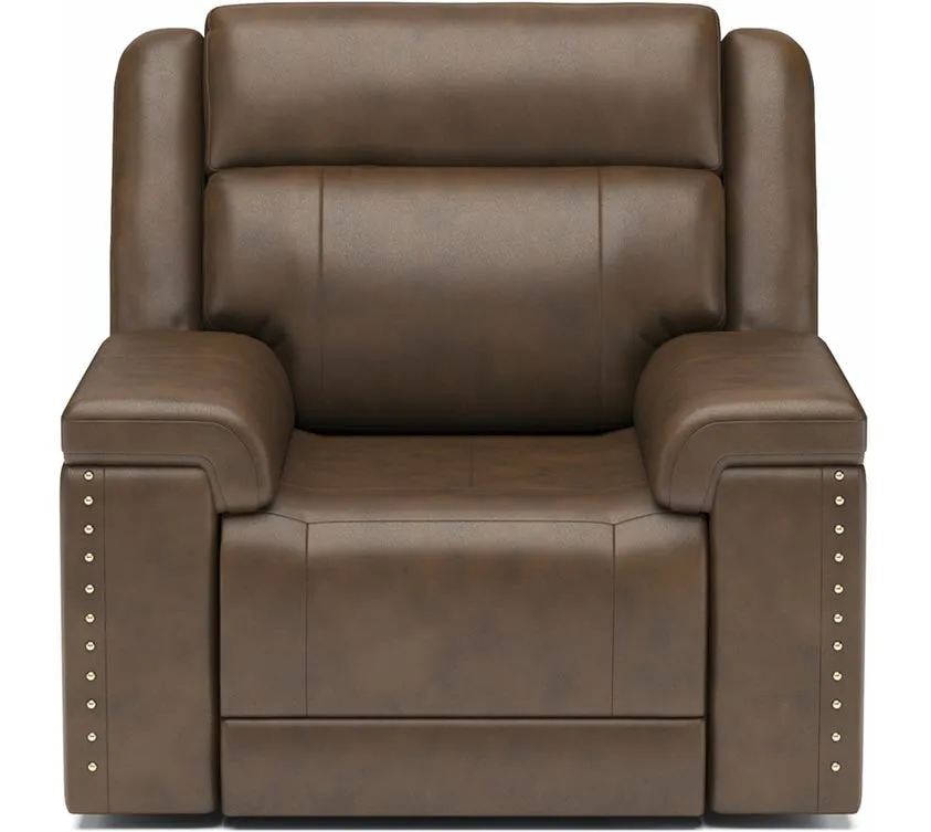 Yuma Power Recliner In Caramel