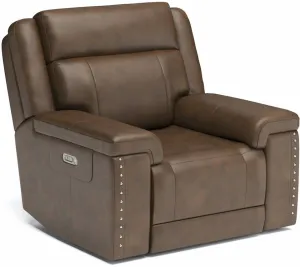 Yuma Power Recliner In Caramel